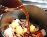 圧力鍋で肉じゃが作り方2写真
