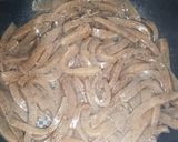 こんにゃくとえのきのバター炒め作り方3写真