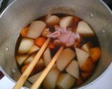 簡単！　鶏ささみと　根菜　いんげんの煮物作り方6写真