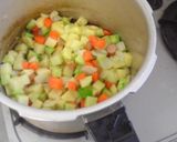 お勤め野菜にご苦労様を♡ミネストローネ♡作り方2写真