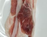 豚スラの梅肉とチーズミルフィーユフライ作り方3写真