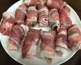 豚スラの梅肉とチーズミルフィーユフライ作り方5写真