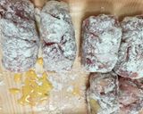 豚スラの梅肉とチーズミルフィーユフライ作り方6写真