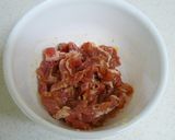 じゃがいもと豚肉の甘辛炒め作り方1写真