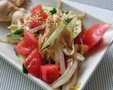 もやしと鶏むね肉（ささみ）の中華サラダ作り方5写真