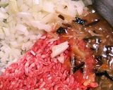 かに玉の素であんかけ中華ハンバーグ☆作り方1写真