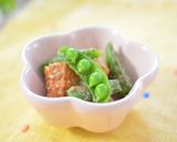 スナップえんどうと竹輪のわさび胡麻和え作り方5写真