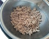 油っぽくない‼挽き肉サラダ丼★作り方1写真