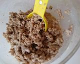油っぽくない‼挽き肉サラダ丼★作り方2写真