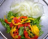 ステーキ☆野菜たっぷり☆わさびガーリック作り方2写真