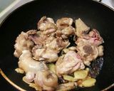 台湾定番料理・電鍋で作る麻油雞湯作り方6写真