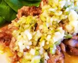 焼いてかけるだけ 豚肉☆ネギ塩ダレ作り方4写真