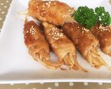 簡単！鶏ひき肉ともやしの照焼きハンバーグ作り方10写真