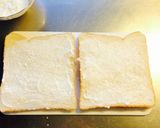 抹茶チーズケーキ風トースト☆★作り方1写真