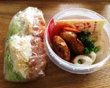 簡単レンジ卵焼ドッグパンサンドイッチ弁当作り方5写真