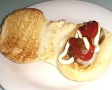 5分でおやつ！ちびっこ照り焼きバーガー作り方6写真