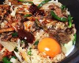 ホットプレートひとつで石焼ビビンバ風ご飯作り方11写真