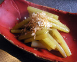 今が旬！京ブキと揚げの甘辛炒め煮♪作り方7写真