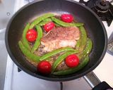 スナップエンドウと鱈の蒸し焼き☆作り方4写真