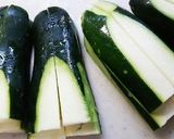 ズッキーニ豚バラ巻きチーズフライ作り方1写真