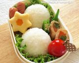 キャラ弁＊簡単♪パンダちゃんおにぎり弁当作り方3写真