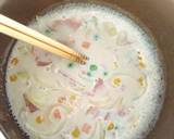 ＊ランチに＊クリームスープうどん作り方4写真