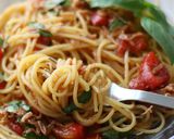 温冷両方♪フレッシュトマトバジルパスタ♪作り方12写真
