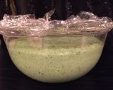自家製天然酵母のホウレン草食パン作り方9写真