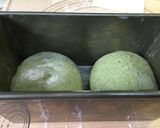 自家製天然酵母のホウレン草食パン作り方14写真