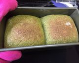 自家製天然酵母のホウレン草食パン作り方17写真