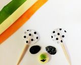 簡単キャラ弁キャラおかず♡遠足パンダ弁当作り方1写真