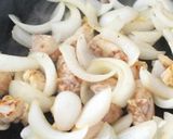 お弁当のおかず★鶏肉と絹サヤの中華炒め作り方3写真