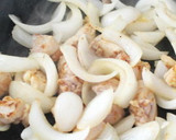 お弁当のおかず★鶏肉と絹サヤの中華炒め作り方3写真