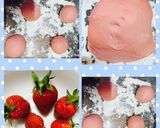 生クリームたっぷり丸ごと苺パン作り方2写真