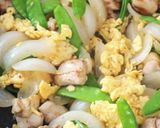 お弁当のおかず★鶏肉と絹サヤの中華炒め作り方5写真