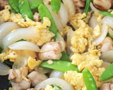 お弁当のおかず★鶏肉と絹サヤの中華炒め作り方5写真