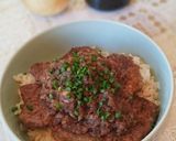 漫画めし：シャリアピンステーキ丼作り方11写真