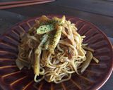 もやし大量！じゃがいも入りカレー焼きそば作り方6写真