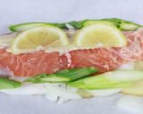 鮭と野菜でさわやかレモン蒸し作り方3写真