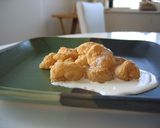 レンジで簡単求肥で☆きなこクリームもち作り方6写真