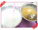 お母さん誕生日に珈琲シフォンcakeを♪作り方3写真