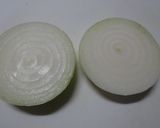 新玉ねぎステーキ・梅にんにく海苔ソース作り方1写真