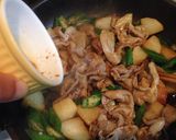 豚肉のオクラと山芋の梅肉醤油炒め作り方7写真