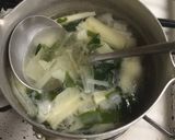 破竹とわかめの中華スープ作り方2写真