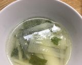 破竹とわかめの中華スープ作り方3写真