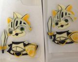 妖怪ウォッチよりニャン騎士♡キャラ弁♡作り方2写真