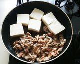 豆腐と豚肉のみ…とっても簡単『肉どうふ』作り方4写真