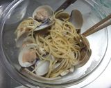 ハマグリときのこのガーリックバターパスタ作り方6写真