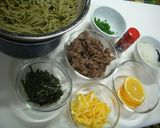 ホッとプレート☆で瓦蕎麦作り方1写真