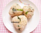 簡単✿めんつゆ炊き込みごはんでおにぎり作り方8写真